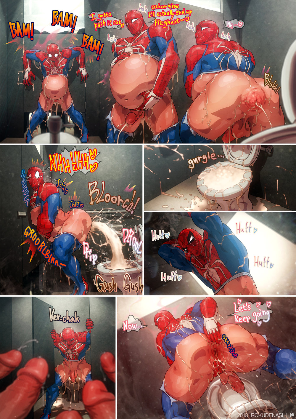 Rokudenashi Spidey and the Love Bite – Spider Man dj Eng – Gay Manga4