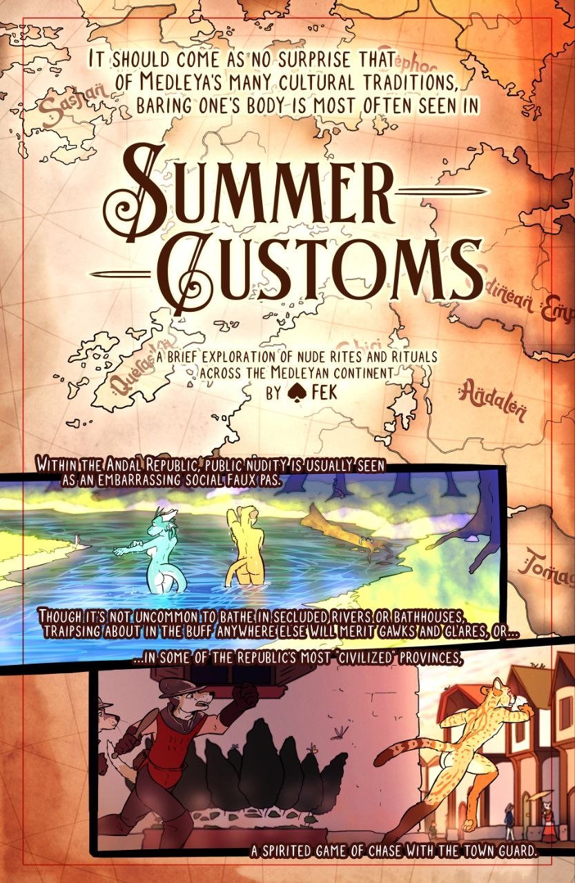 SUMMER CUSTOMS comic porn
