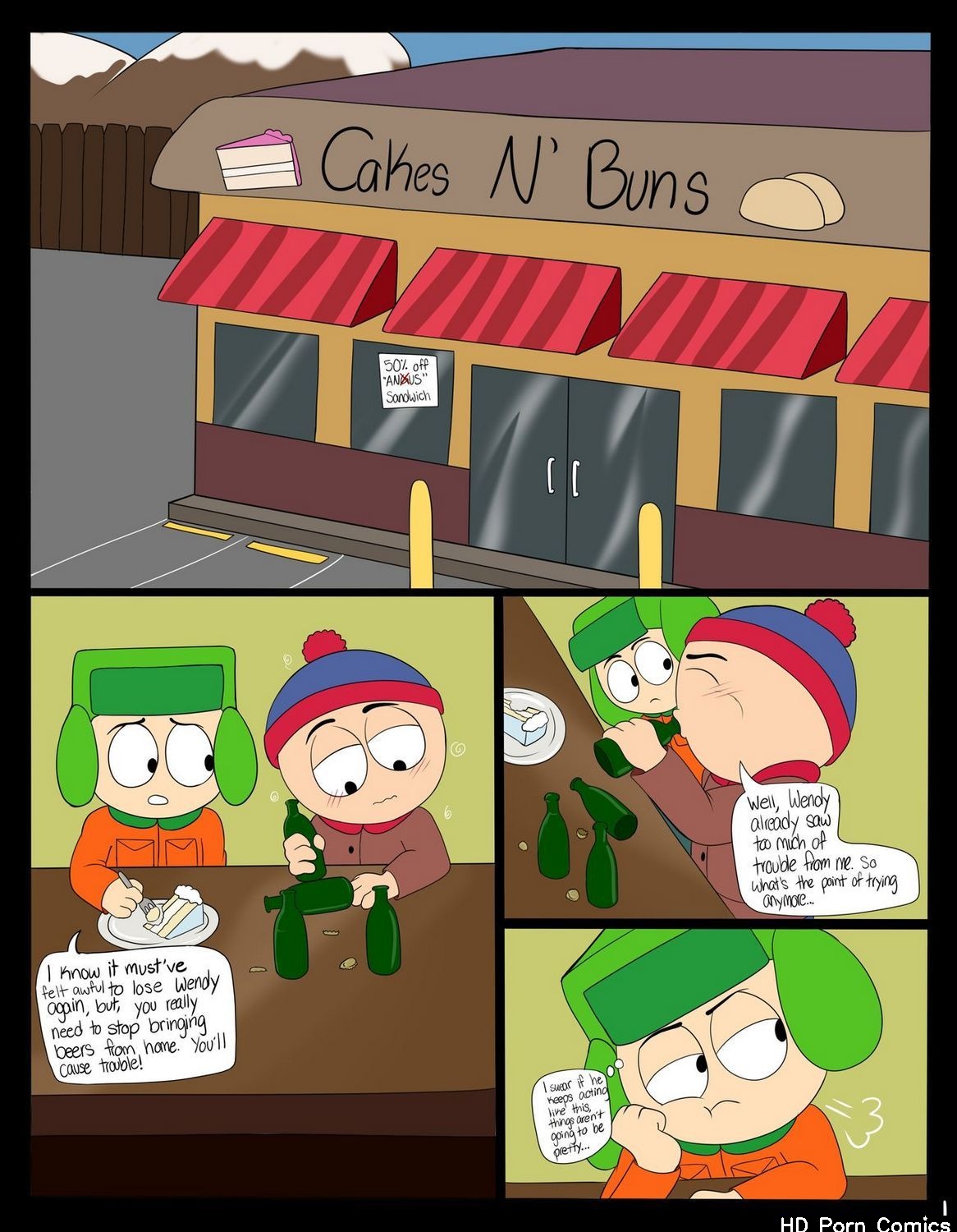 Stan X Kyle comic porn
