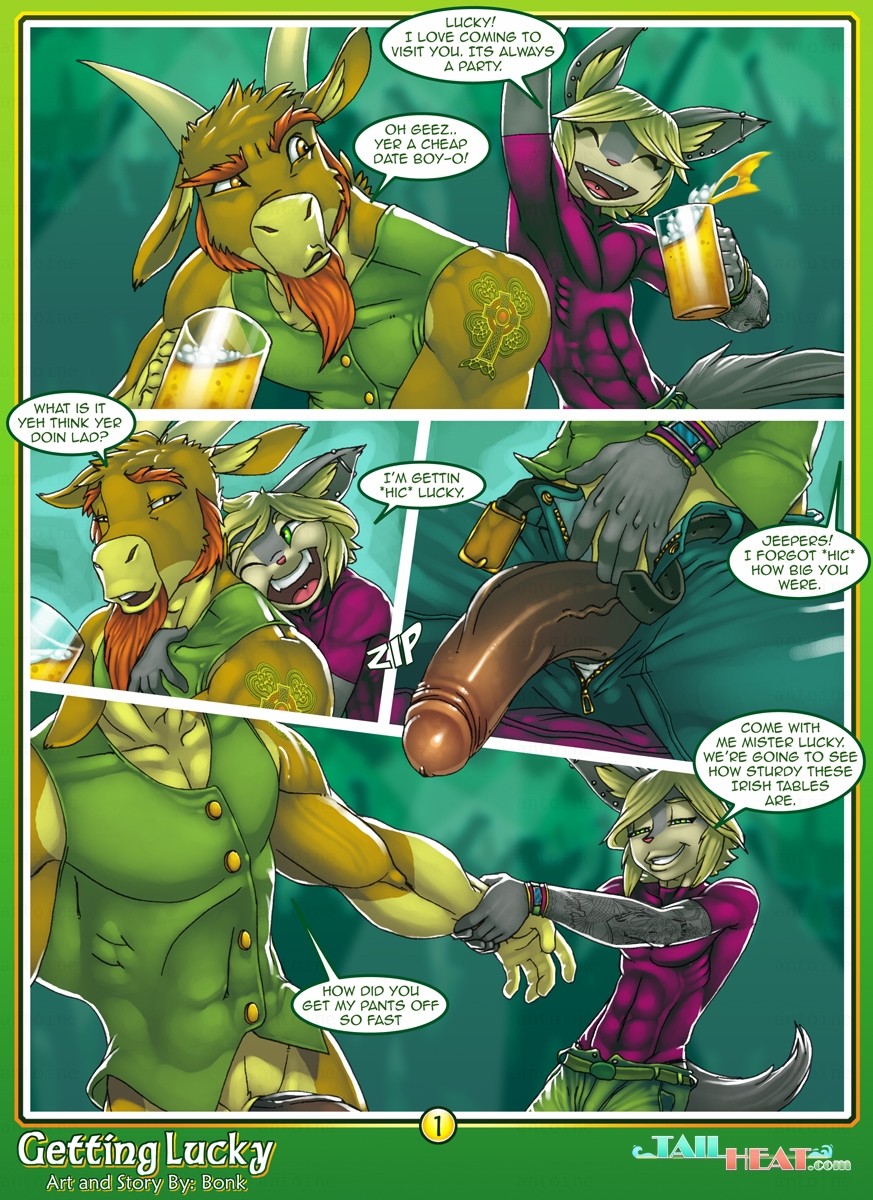  Tail Heat- Getting Lucky – Big Cock porn comics