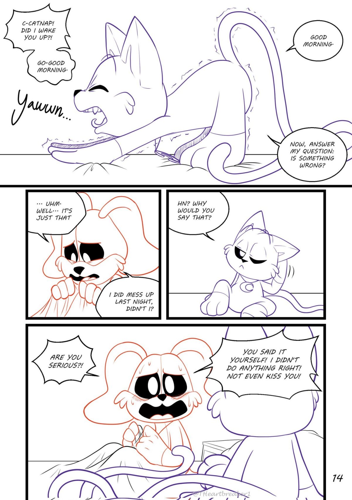 The House Of Dogday Catnap X Dogday gay comic14
