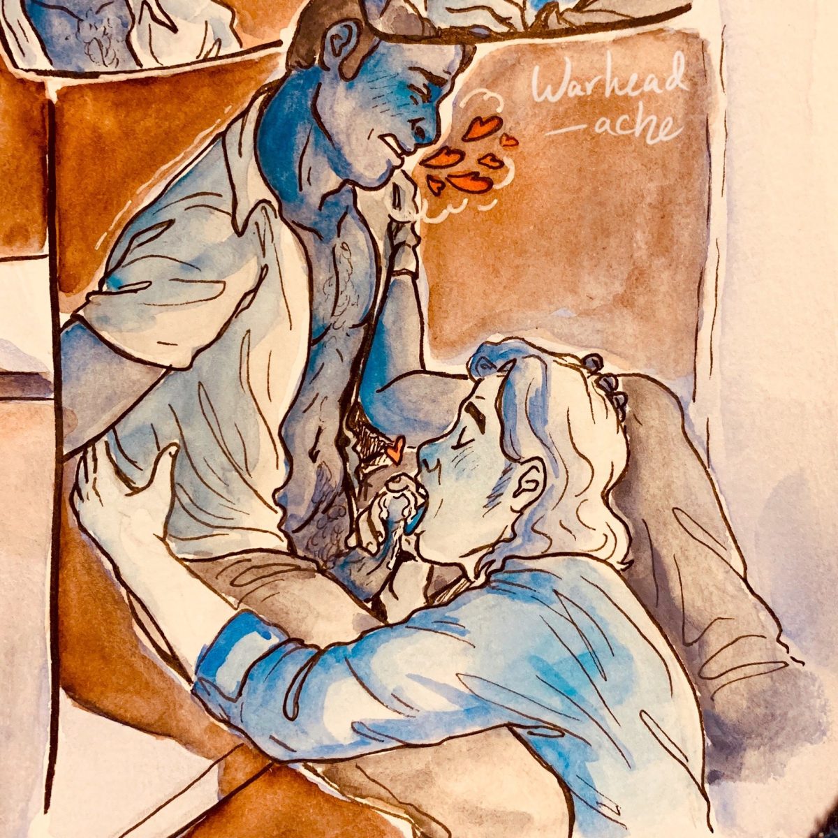 The Library warhead Ache gay comic17