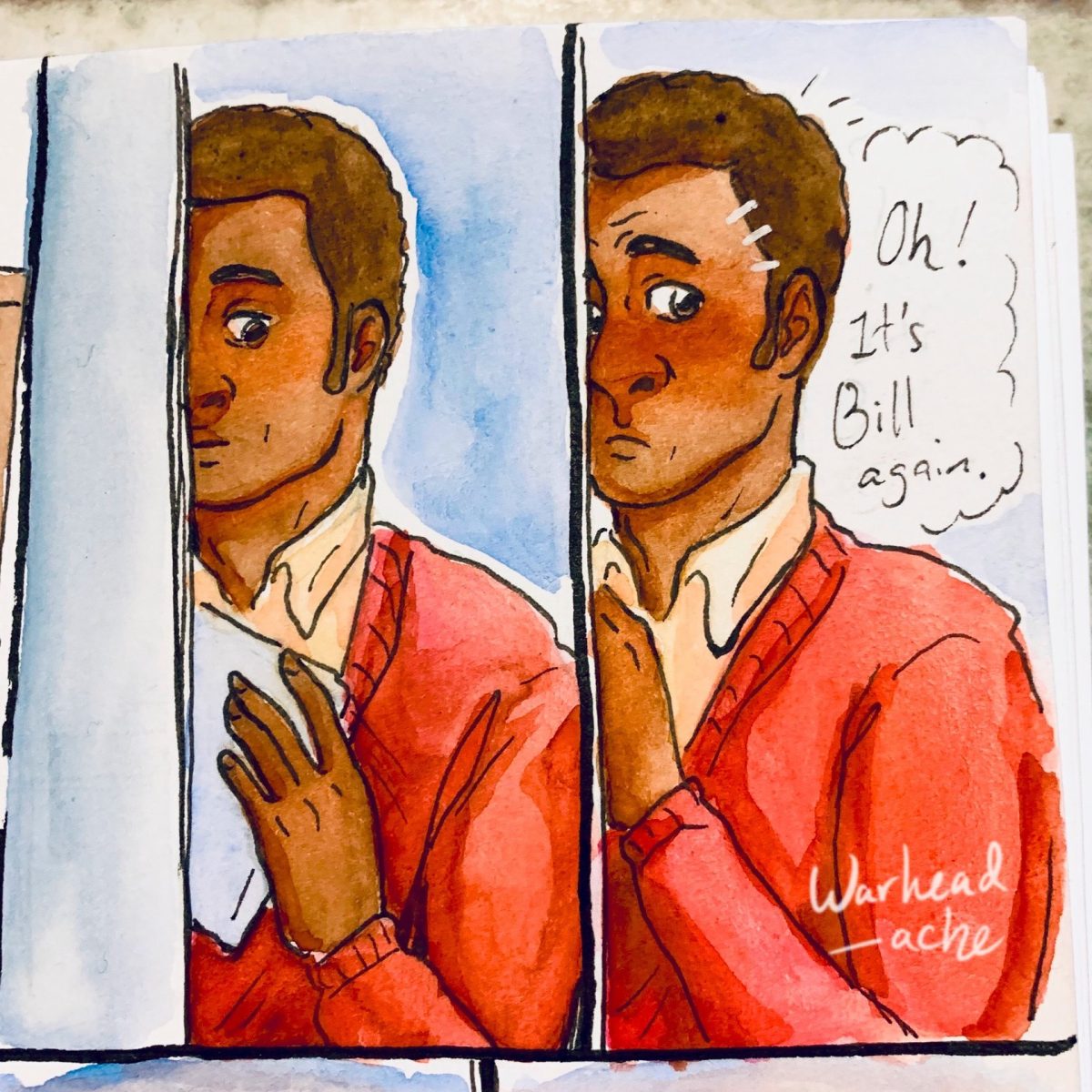 The Library warhead Ache gay comic3