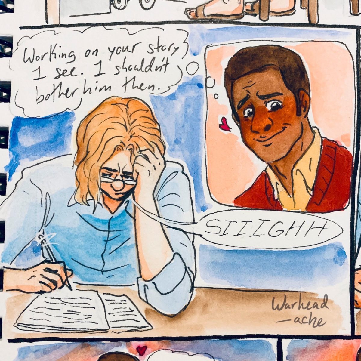 The Library warhead Ache gay comic4