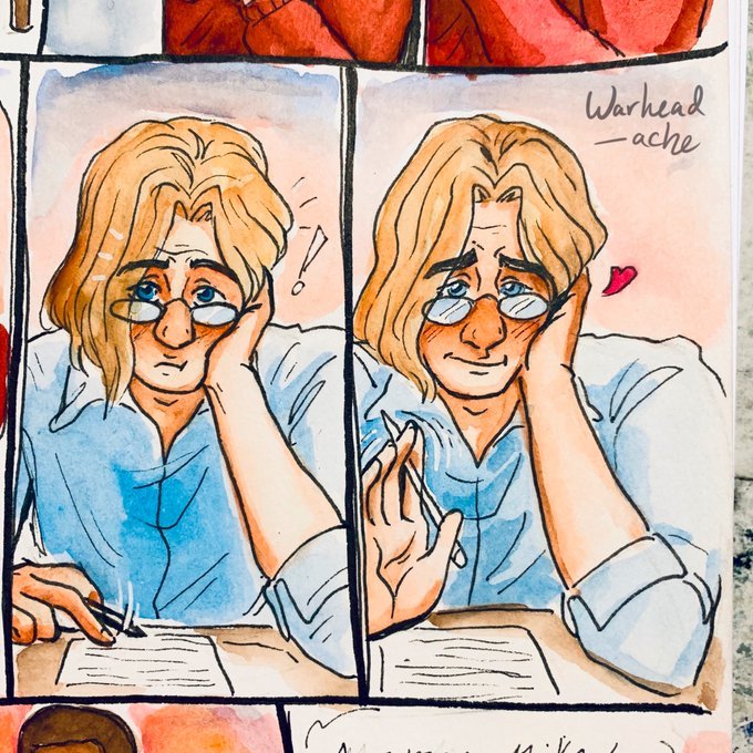 The Library warhead Ache gay comic5