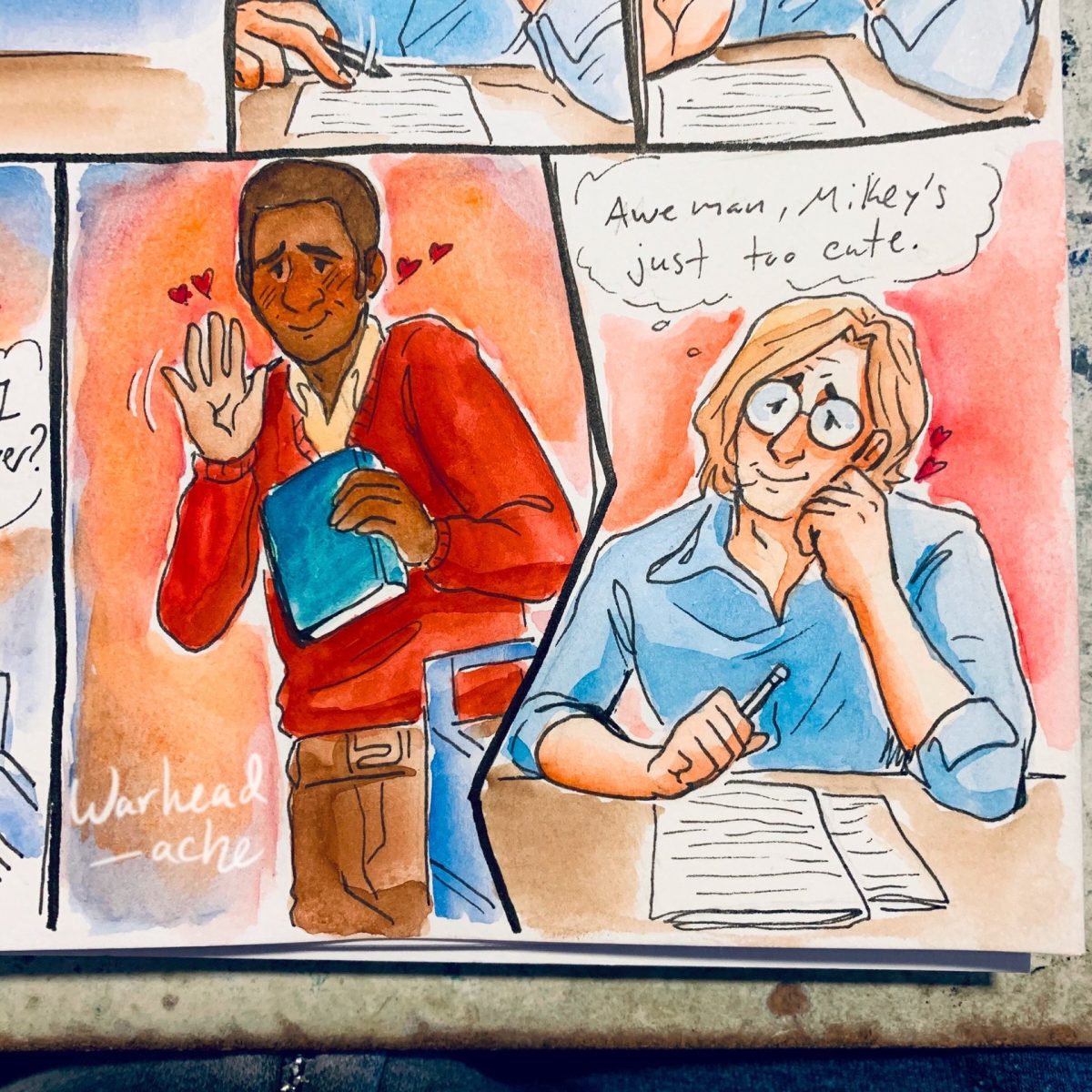 The Library warhead Ache gay comic7