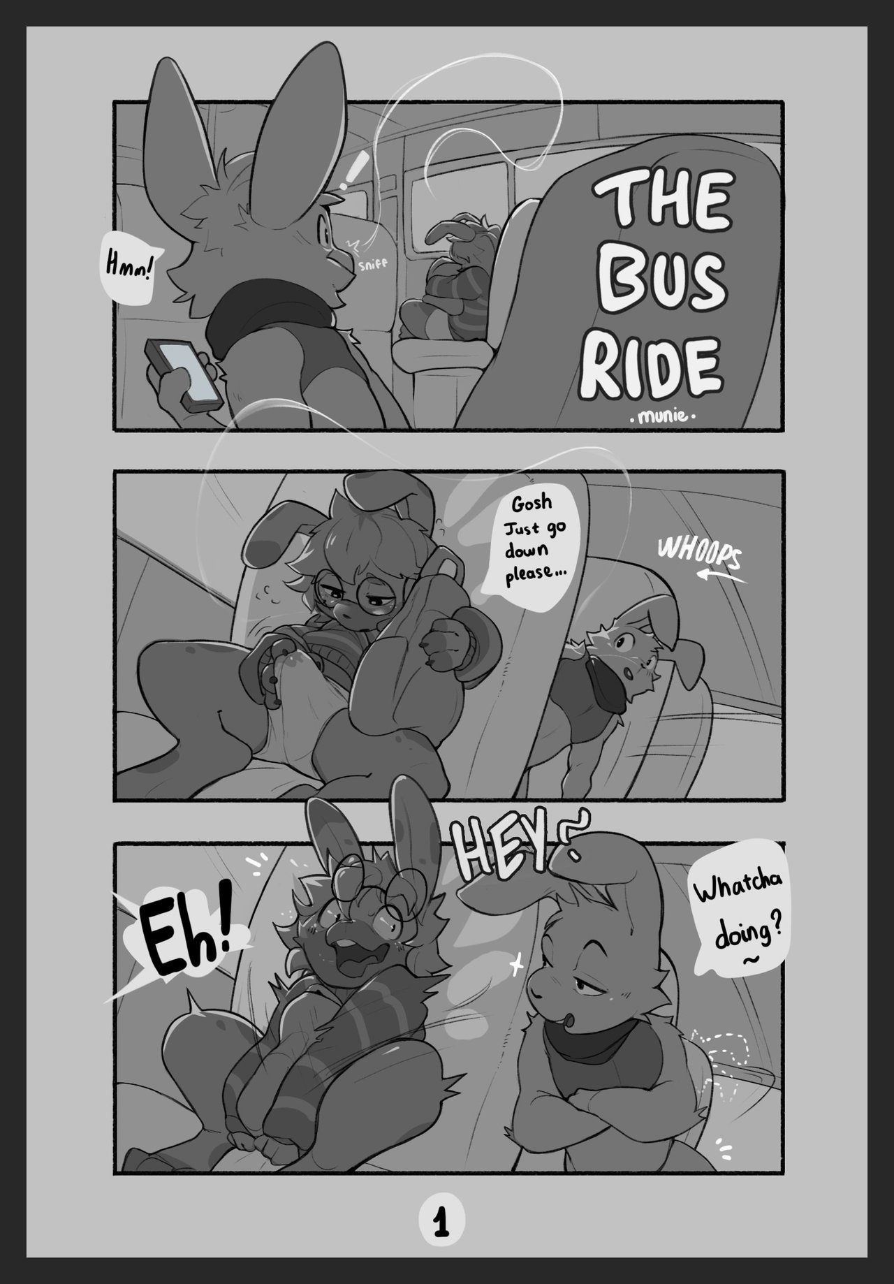 The bus ride comic porn