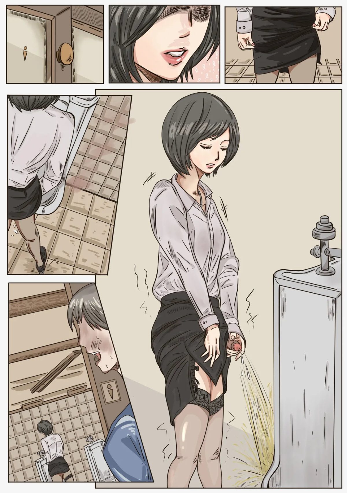 Trap Teacher In Toilet Extendcomplete gay comic3