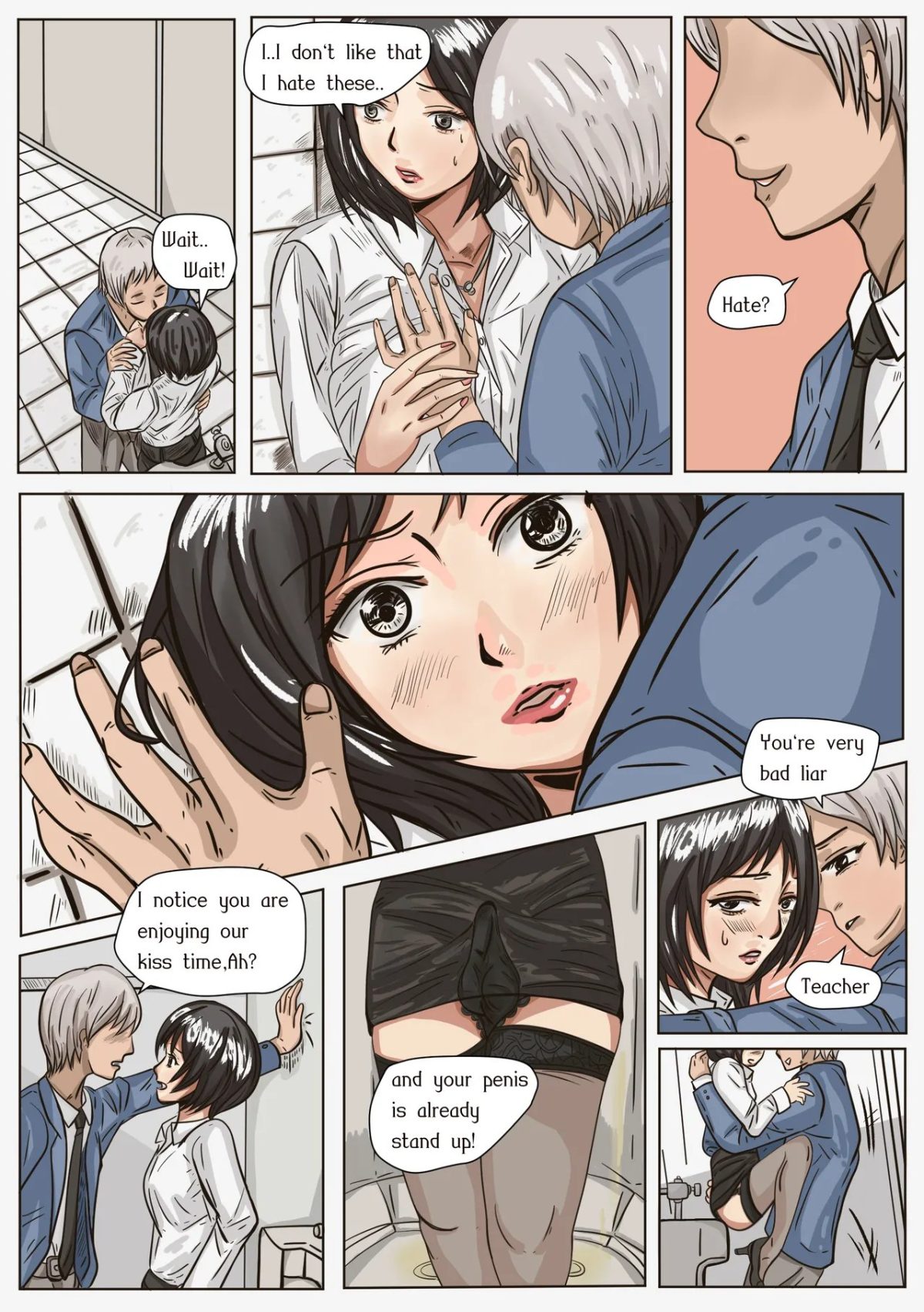 Trap Teacher In Toilet Extendcomplete gay comic6