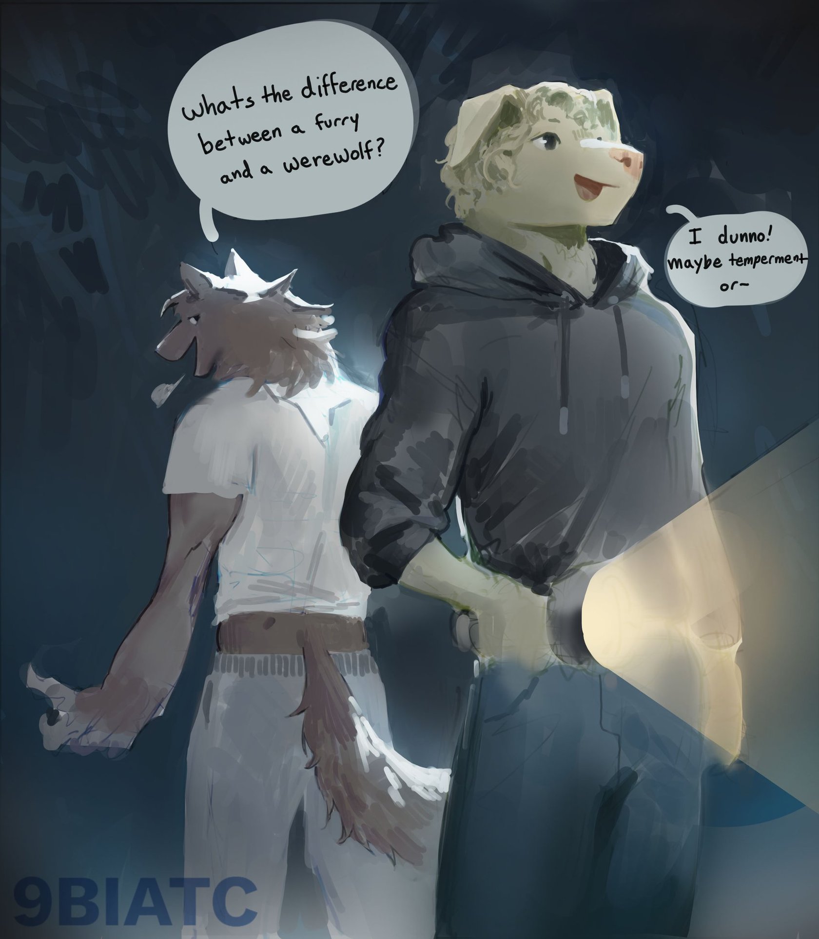 night time trouble! comic porn