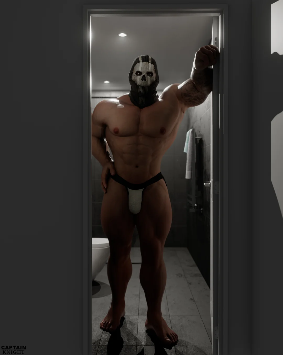 Bathroom with Simon Ghost Riley by me