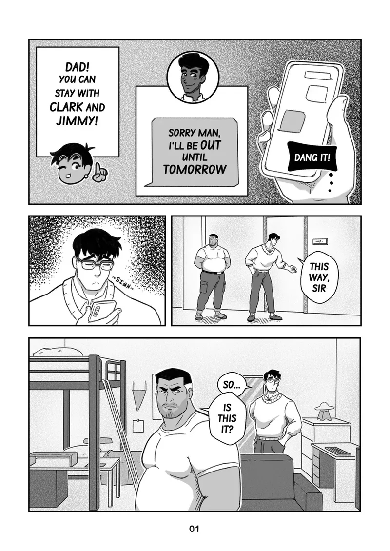 Clark Kent X Sam Lane – bbc gay comic