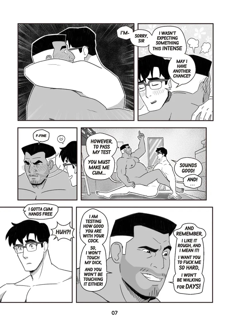 Clark Kent X Sam Lane bbc gay comic7