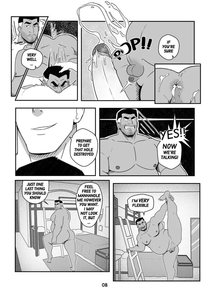 Clark Kent X Sam Lane bbc gay comic8
