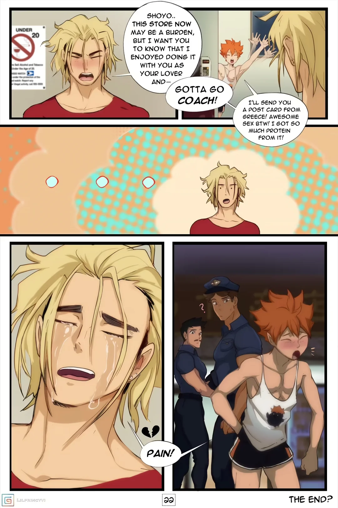Coach Protein Part 2 Gay Porn comic13