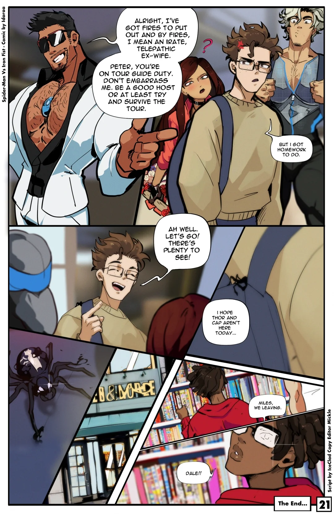 Idoraa Here Comes Spider Man vs Iron Fist11