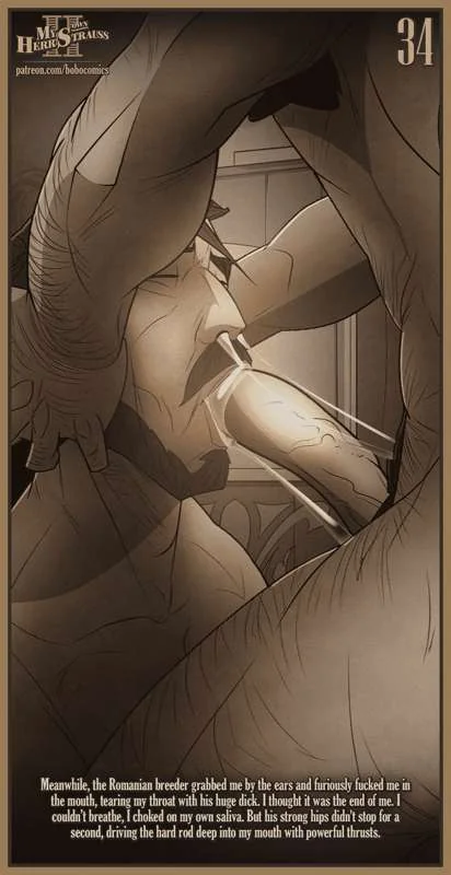 My Own Herr Strauss Giving Muscle Man Head Scene bobocomics gay porn10
