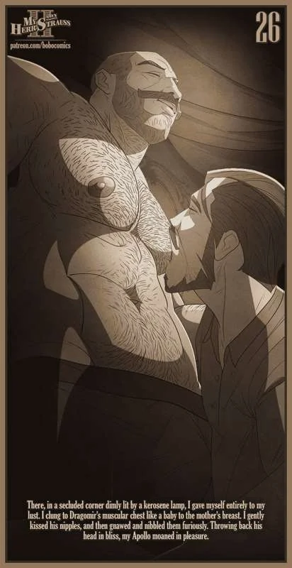 My Own Herr Strauss Giving Muscle Man Head Scene bobocomics gay porn4