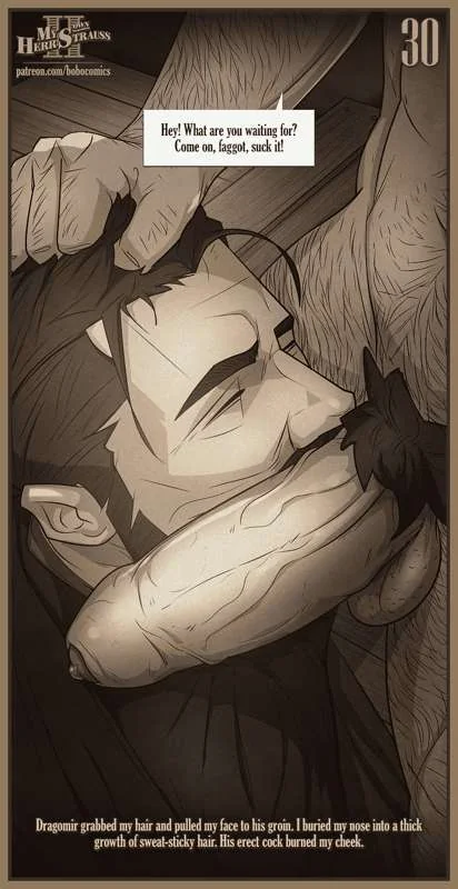 My Own Herr Strauss Giving Muscle Man Head Scene bobocomics gay porn7