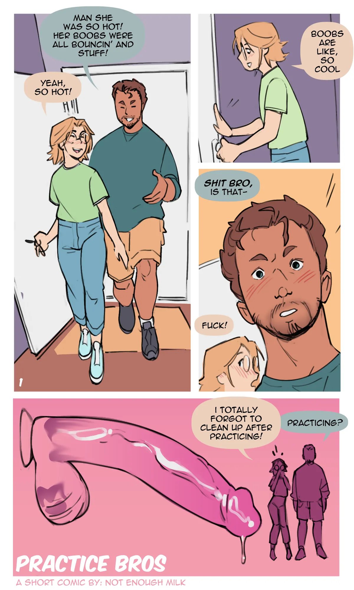 Practice Bros comic porn
