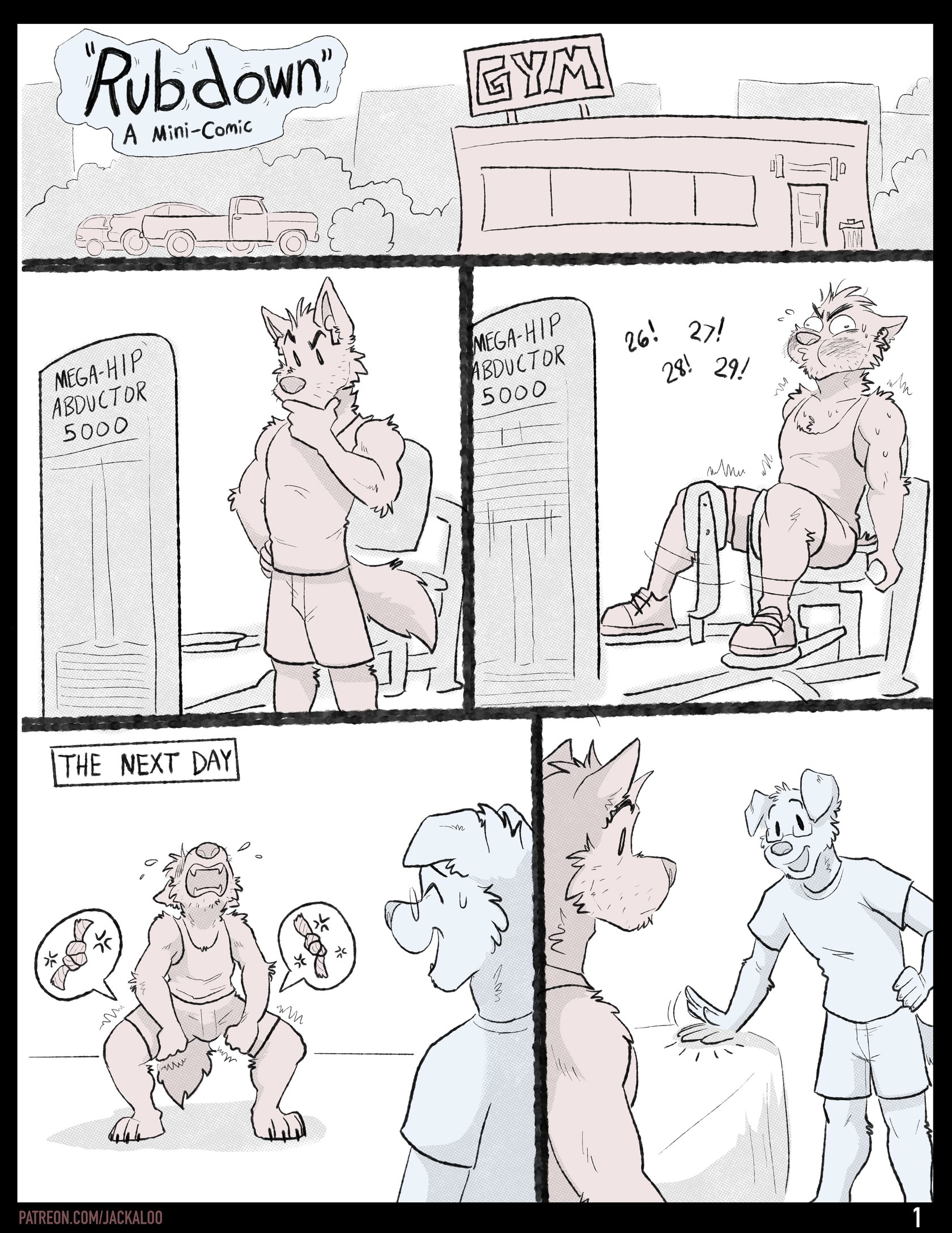 Rubdown [Jackaloo] Furry Porn Comic