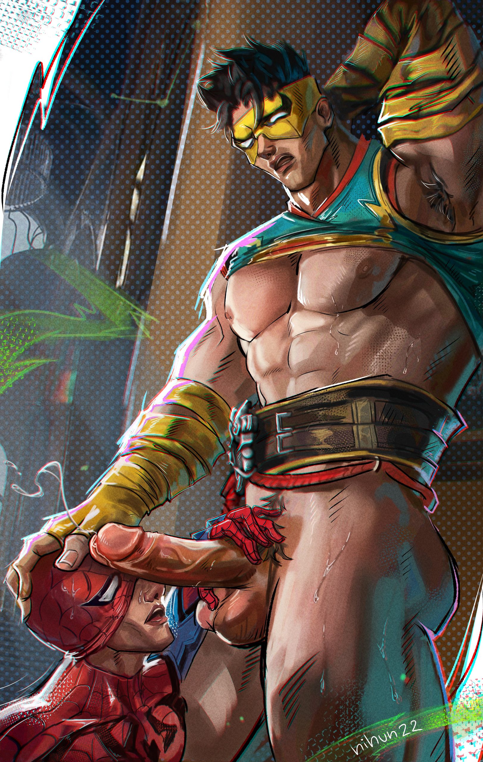 Spider Man and Iron Fist are Bros by nihun227 scaled