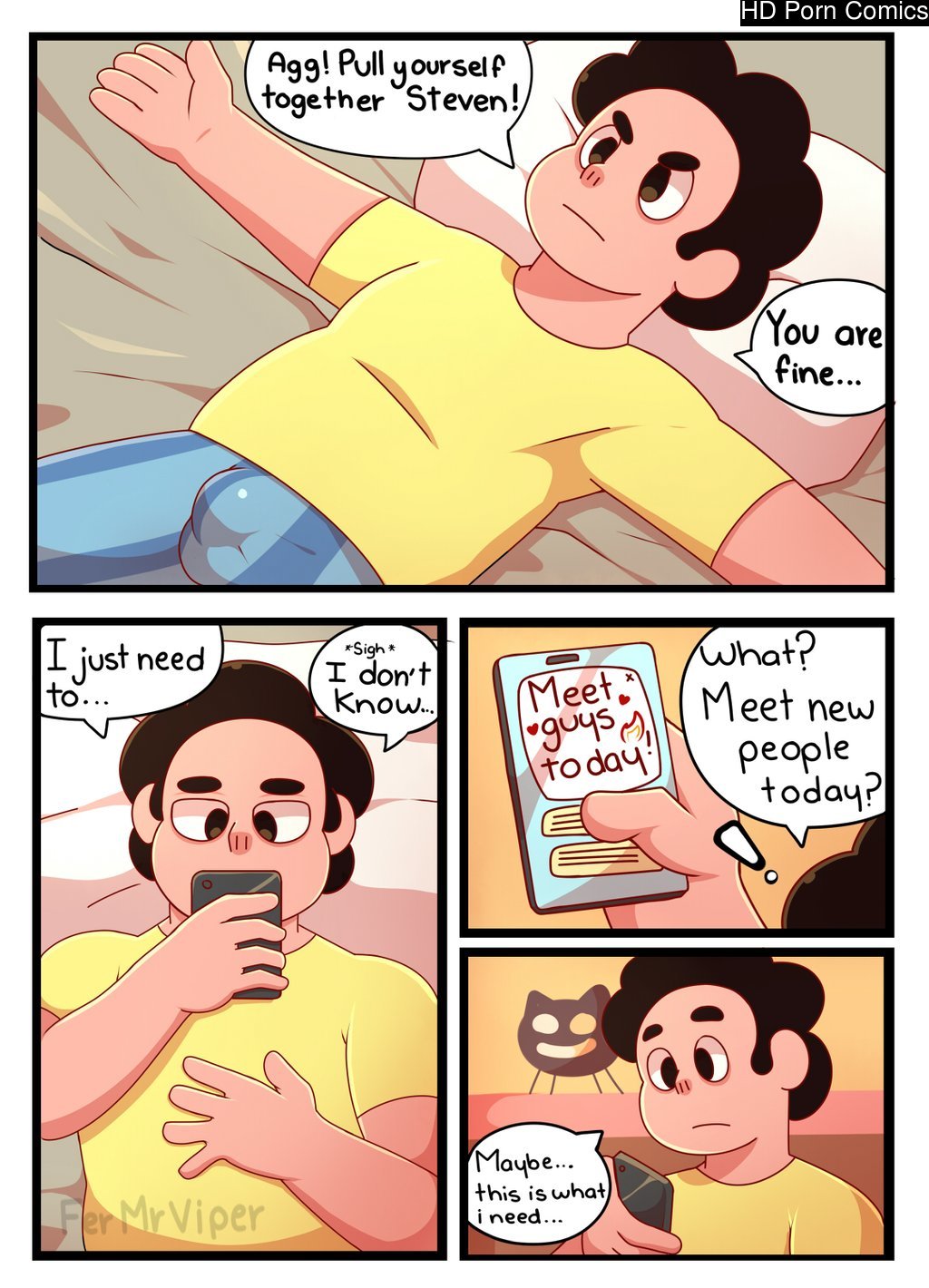 Stevenhunkuniverse – gay porn comic