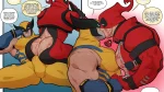 Wolverine and Deadpool by rumpletumple1