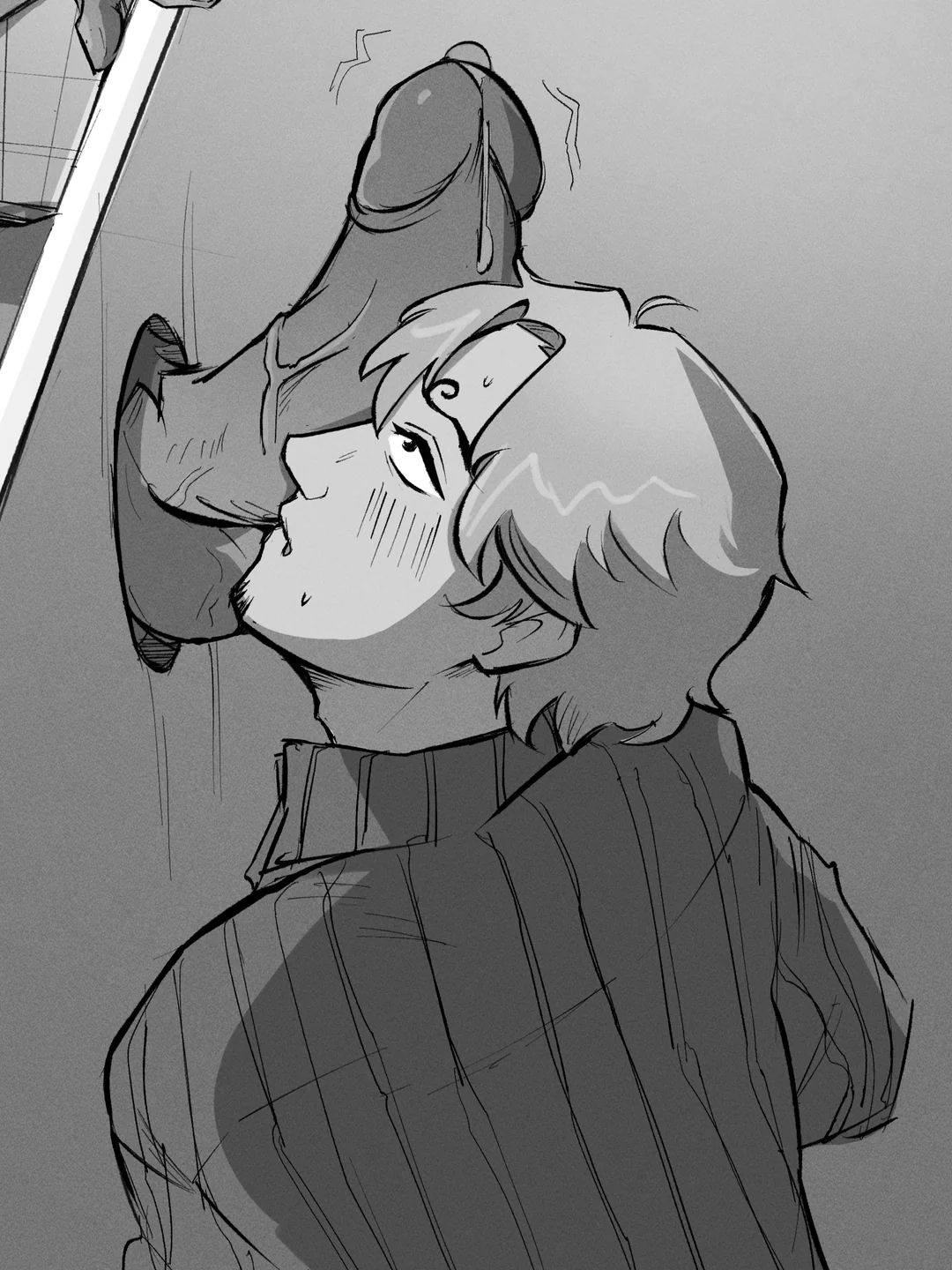 Kinktober Day 5. Glory hole by me @frankdrawsX2