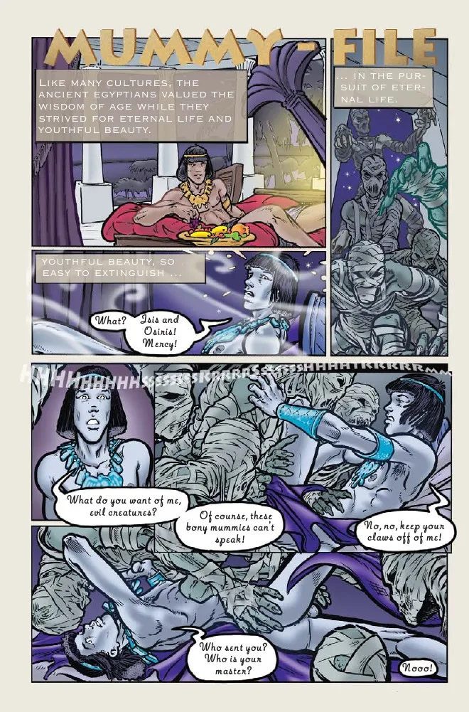 Mummy-File Gangbang gay comic porn