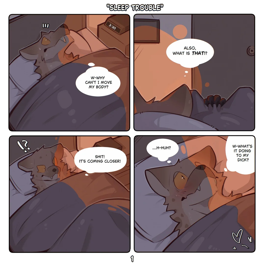 [Sleep Trouble] (@wolfaninensfw)