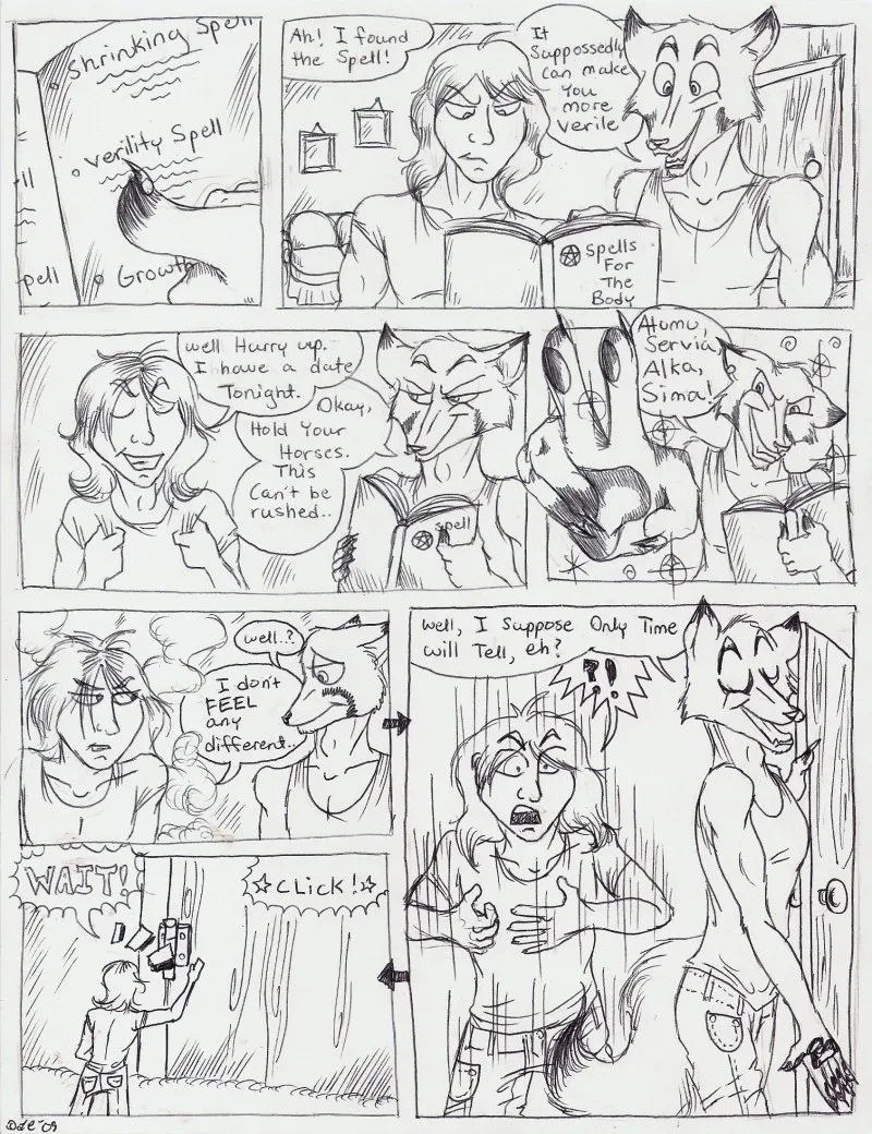 Unfortunate Shrinkage Vore comic porn