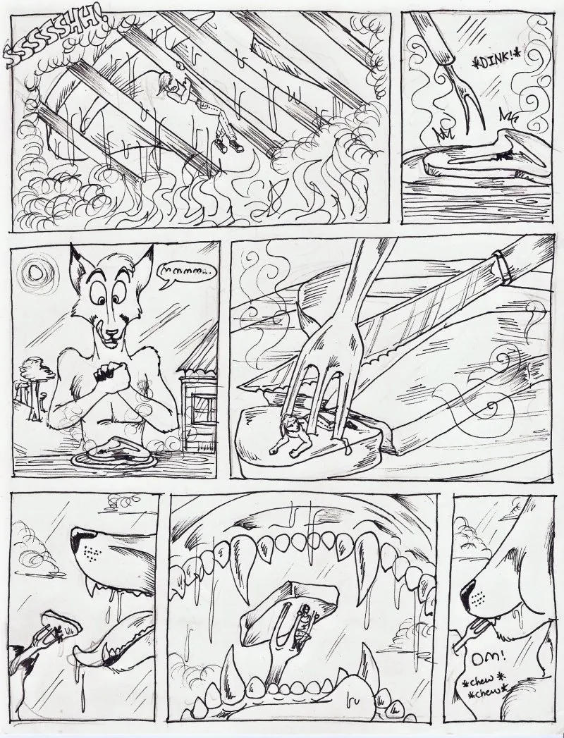 Unfortunate Shrinkage Vore comic porn10