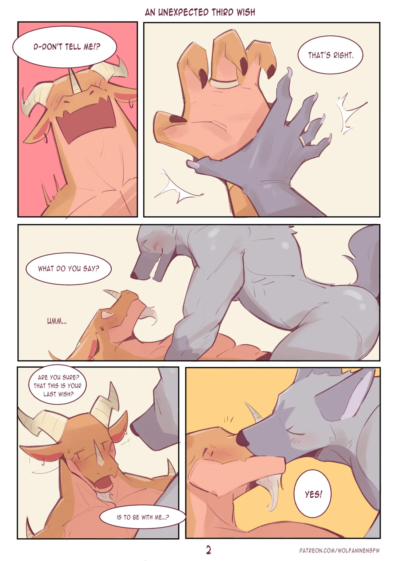 Wolfanine Unexpected Wishes OC7